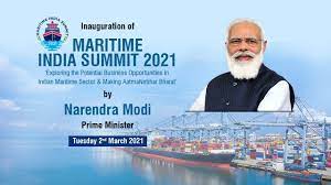 Thủ tướng Ấn Độ Narendra Modi khai mạc Hội nghị thượng đỉnh Hàng hải Ấn Độ năm 2021 